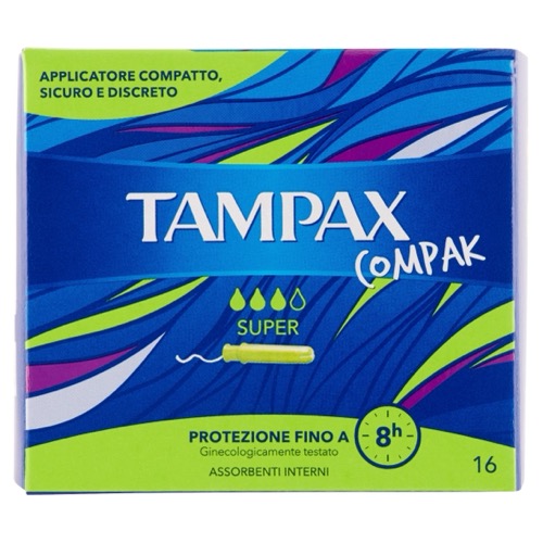ASSOR.TAMPAX SUPER COMPAK X 16          