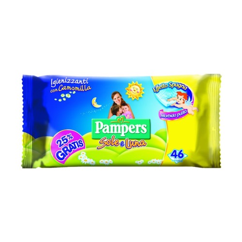 SALVIETTE PAMPERS SOLE LUNA PZ.40       